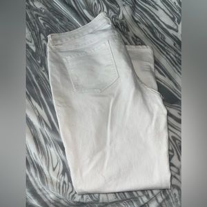 White jeans from old navy size 14